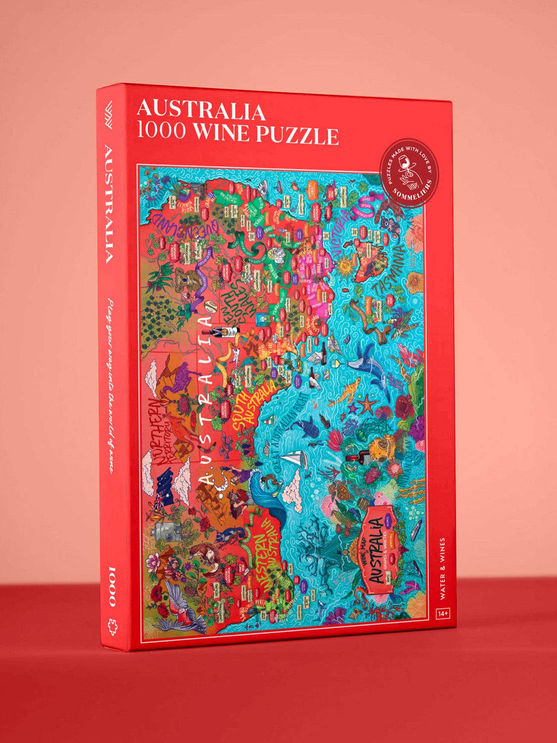 Australia Wine Map 1000 Piece Puzzle