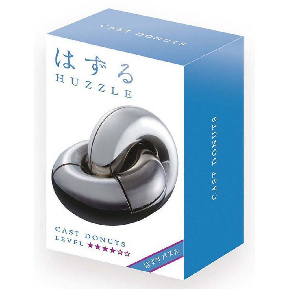 Hanayama Cast Puzzle: Donuts (Level 4)