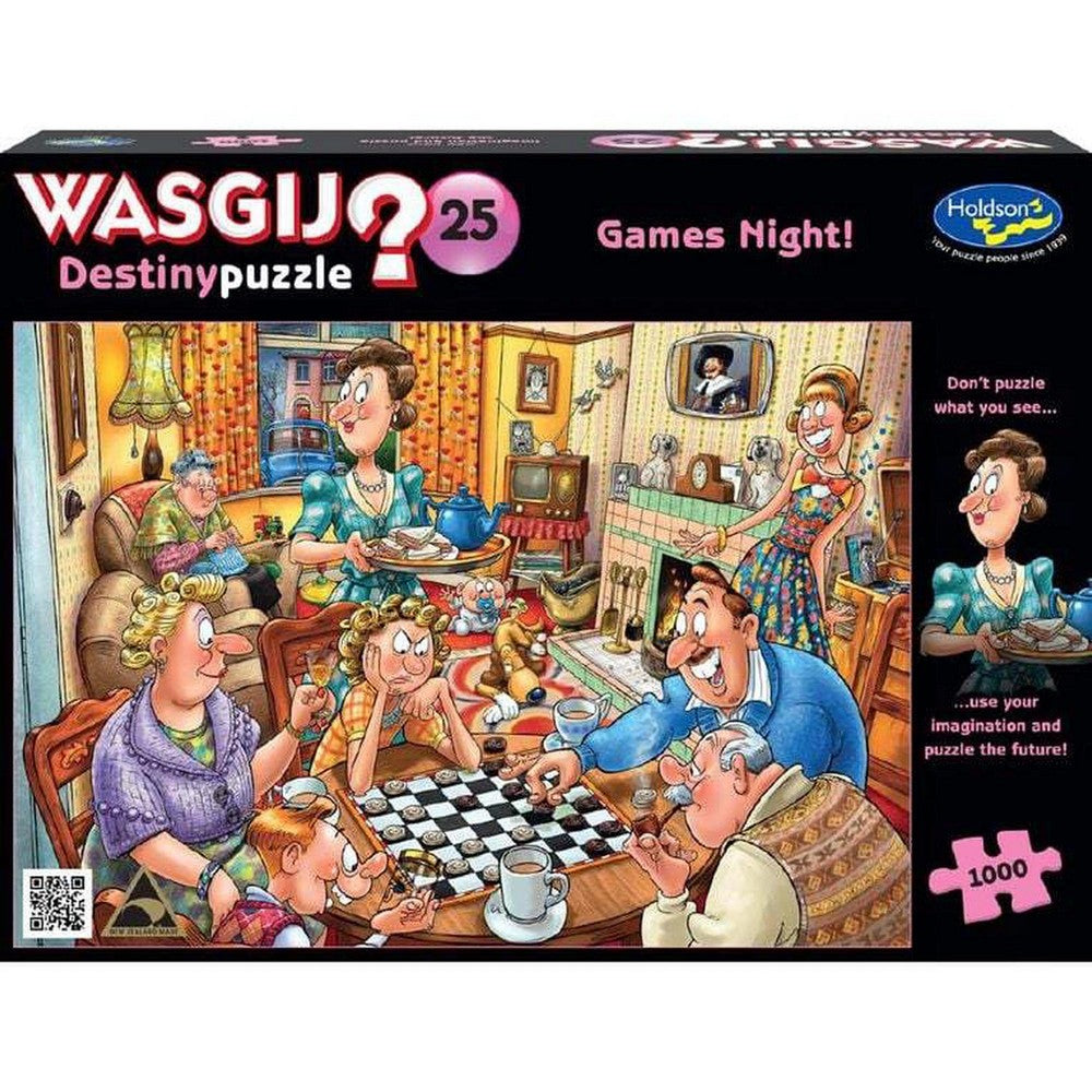 Wasgij Destiny #25: Games Night 1000 Piece