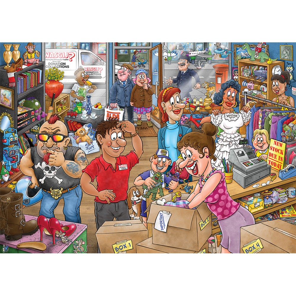 Wasgij Mystery #29: Donation Debuckle 1000 Piece