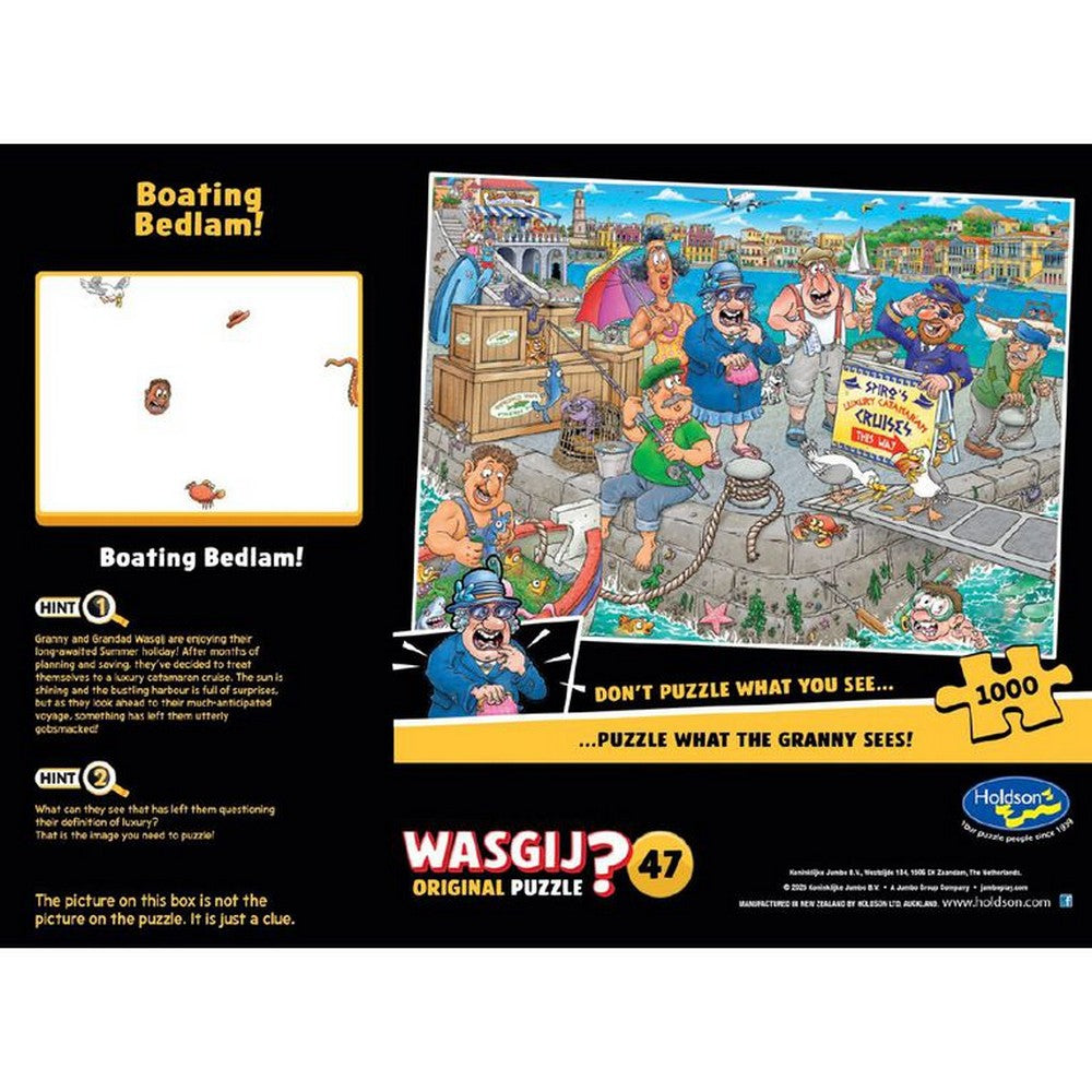 Wasgij Original #47: Boating Bedlam! 1000 Piece