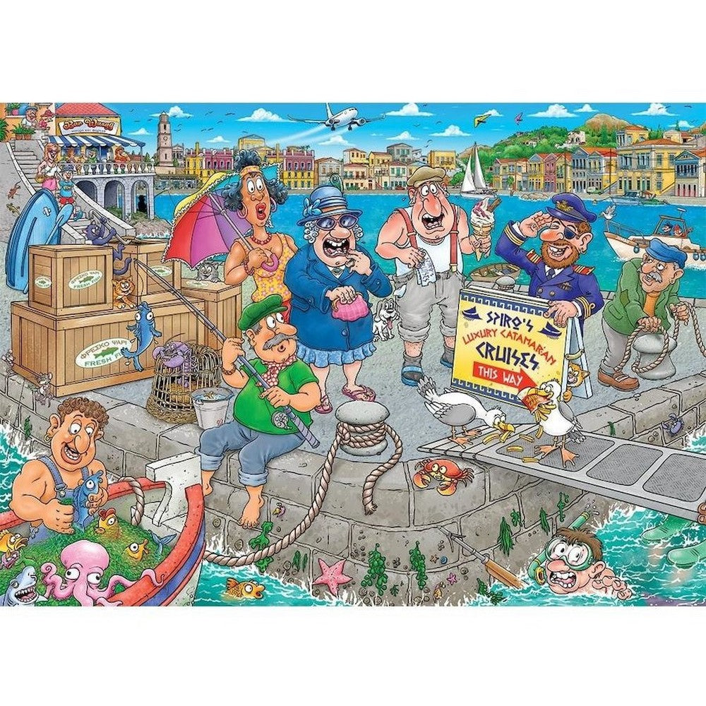 Wasgij Original #47: Boating Bedlam! 1000 Piece