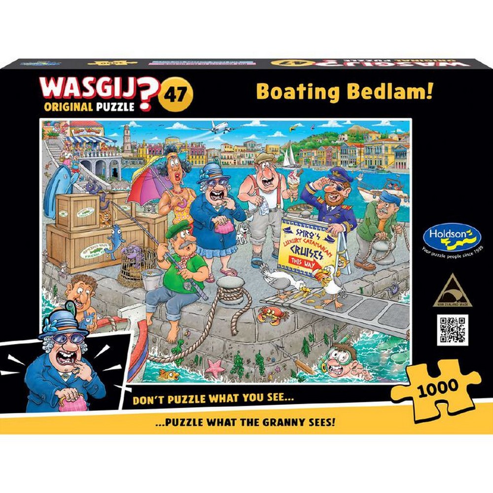 Wasgij Original #47: Boating Bedlam! 1000 Piece