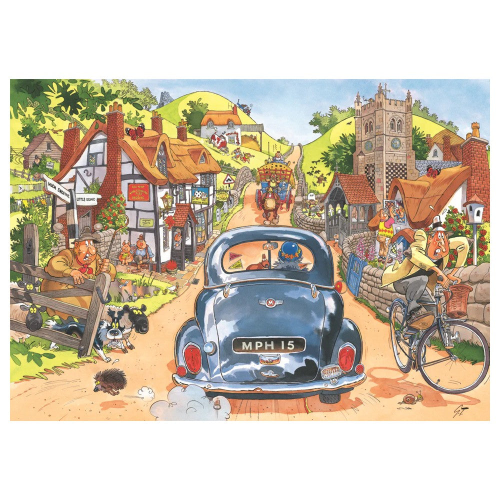Wasgij Retro Original #1: Sunday Drivers 1000 Piece