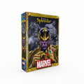 Marvel-themed 'Splendor' board game box with Thanos on the cover