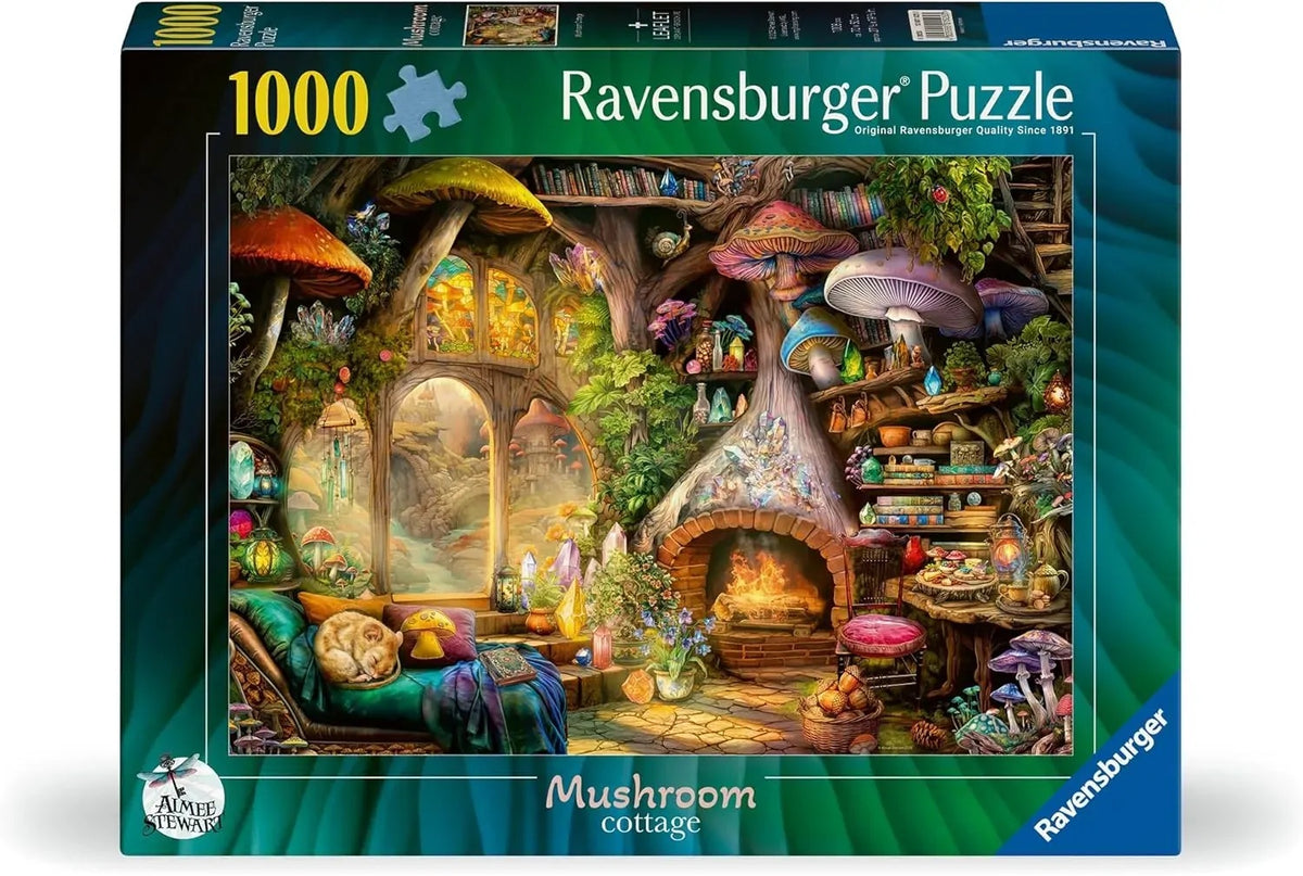 Mushroom Cottage 1000 Piece Puzzle