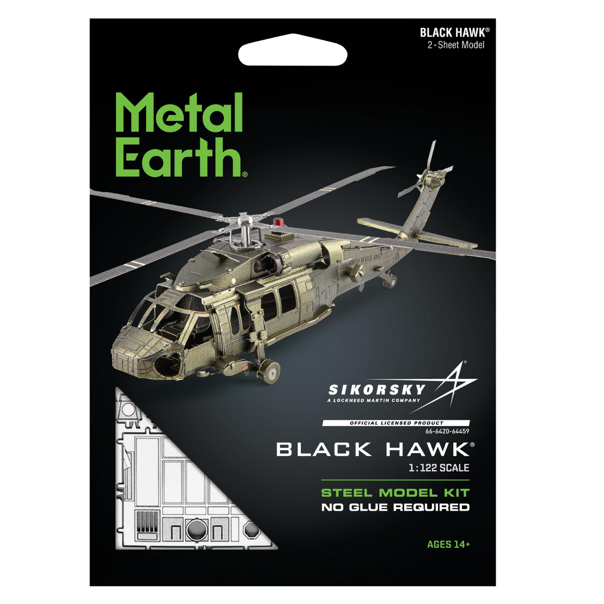 Metal Earth: Black Hawk