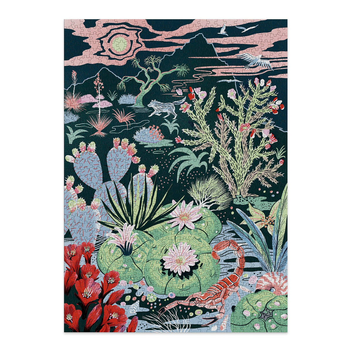 Desert 1000 Piece Random Cut Jigsaw Puzzle for Adults