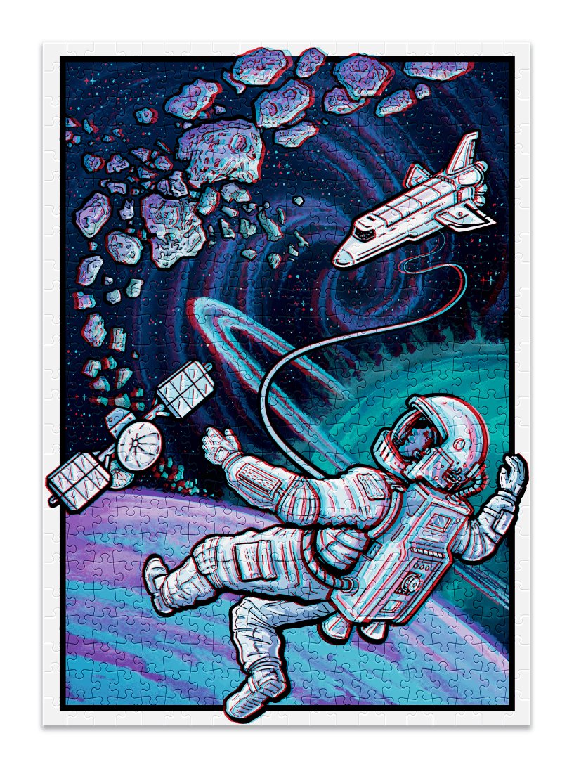 Space 3D 500 Piece Jigsaw Puzzles for Adults
