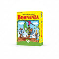 Bohnanza board game box with colorful design and characters on a white background
