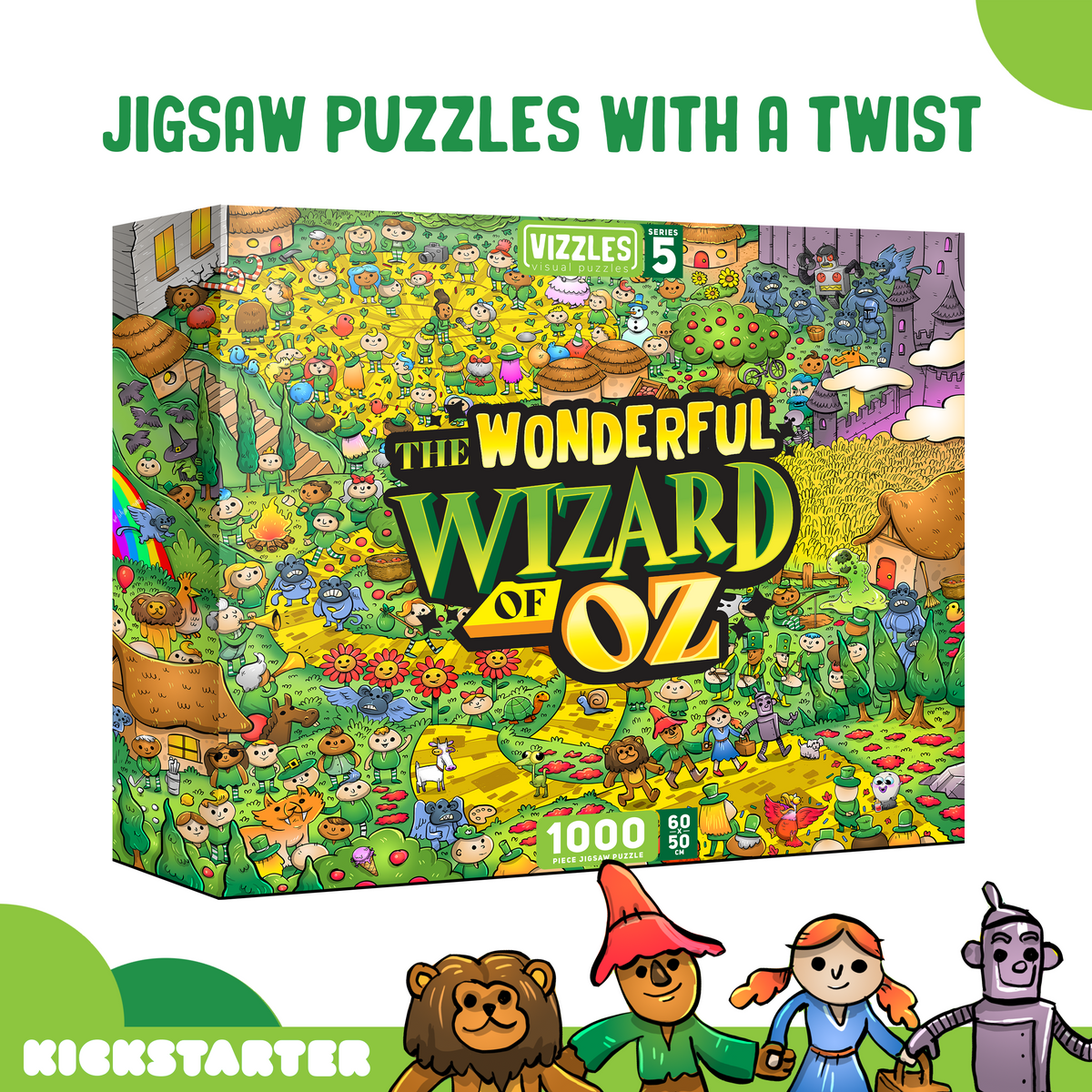 The Wonderful Wizard of Oz 1000 Piece Jigsaw Puzzle
