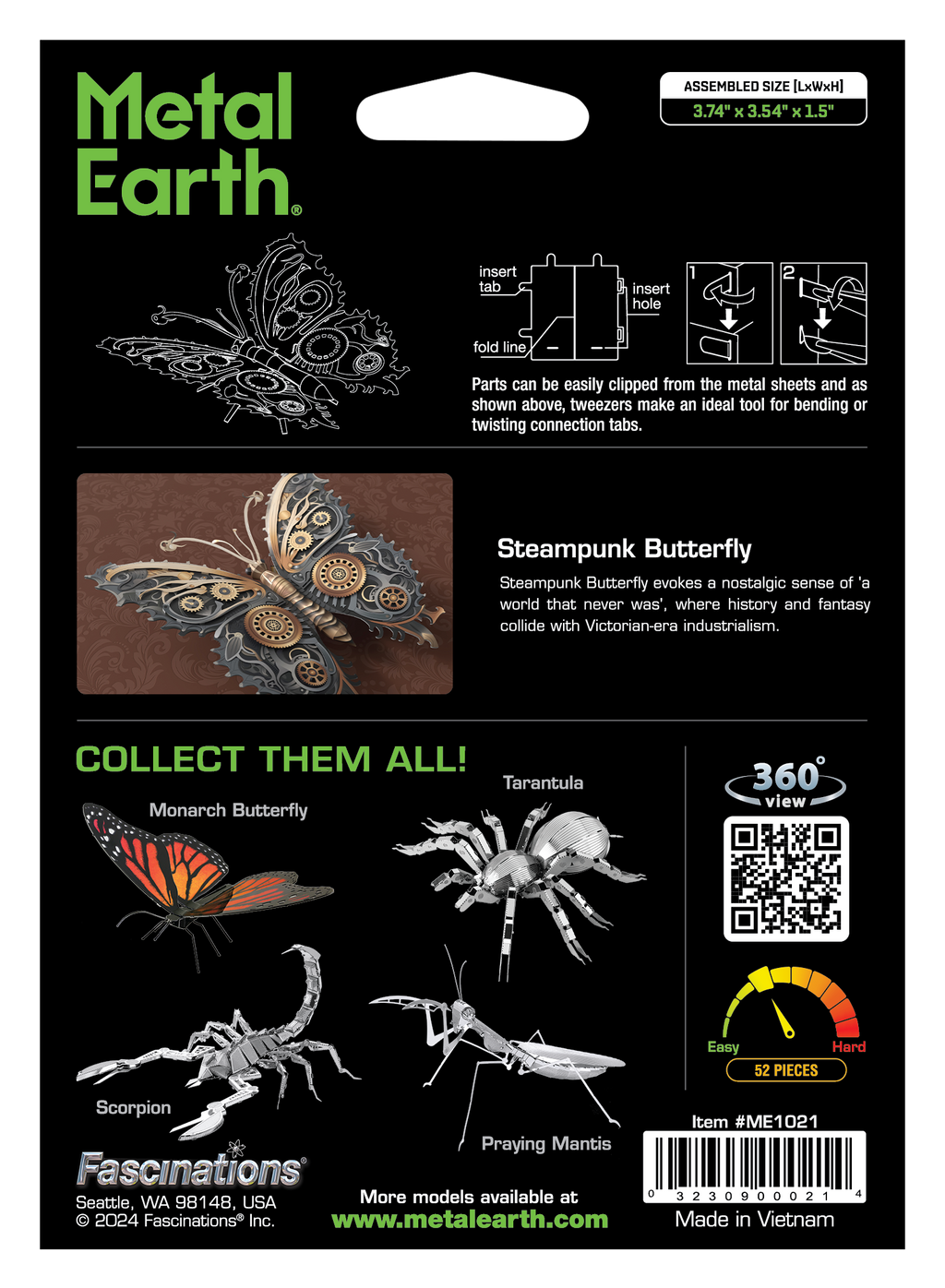 Metal Earth: Steampunk Butterfly