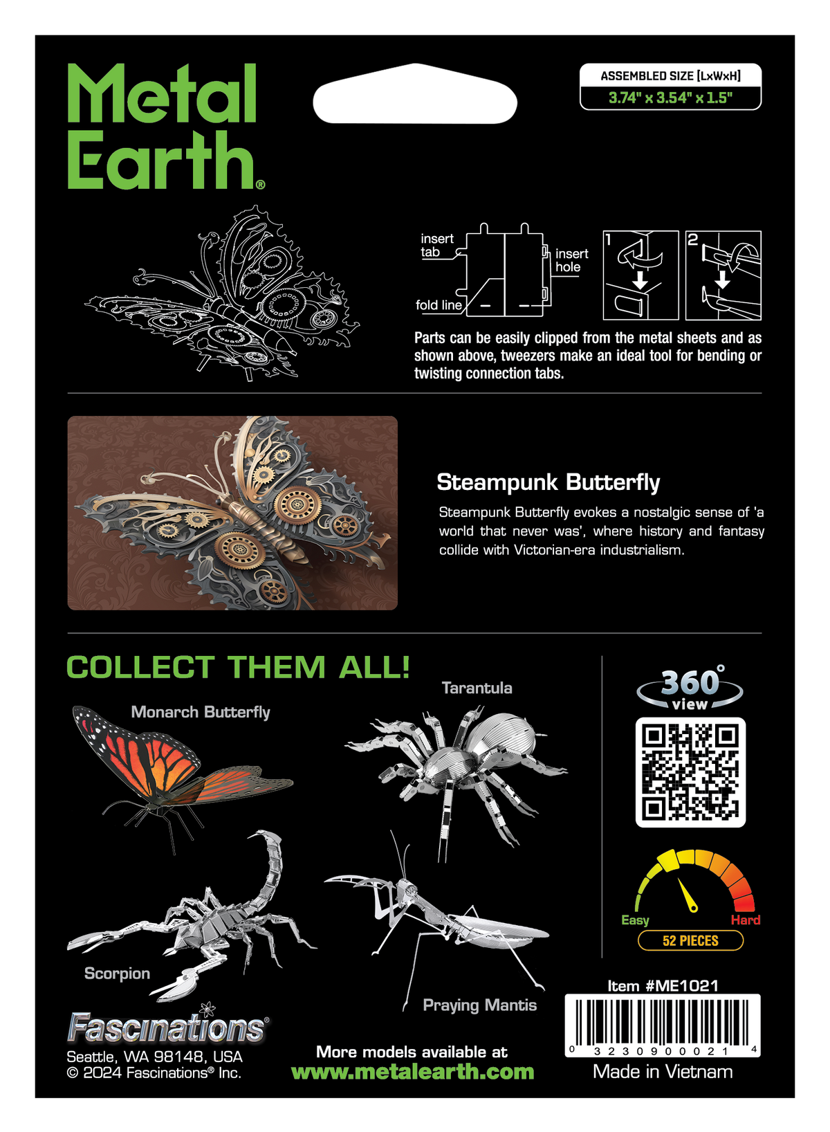 Metal Earth: Steampunk Butterfly