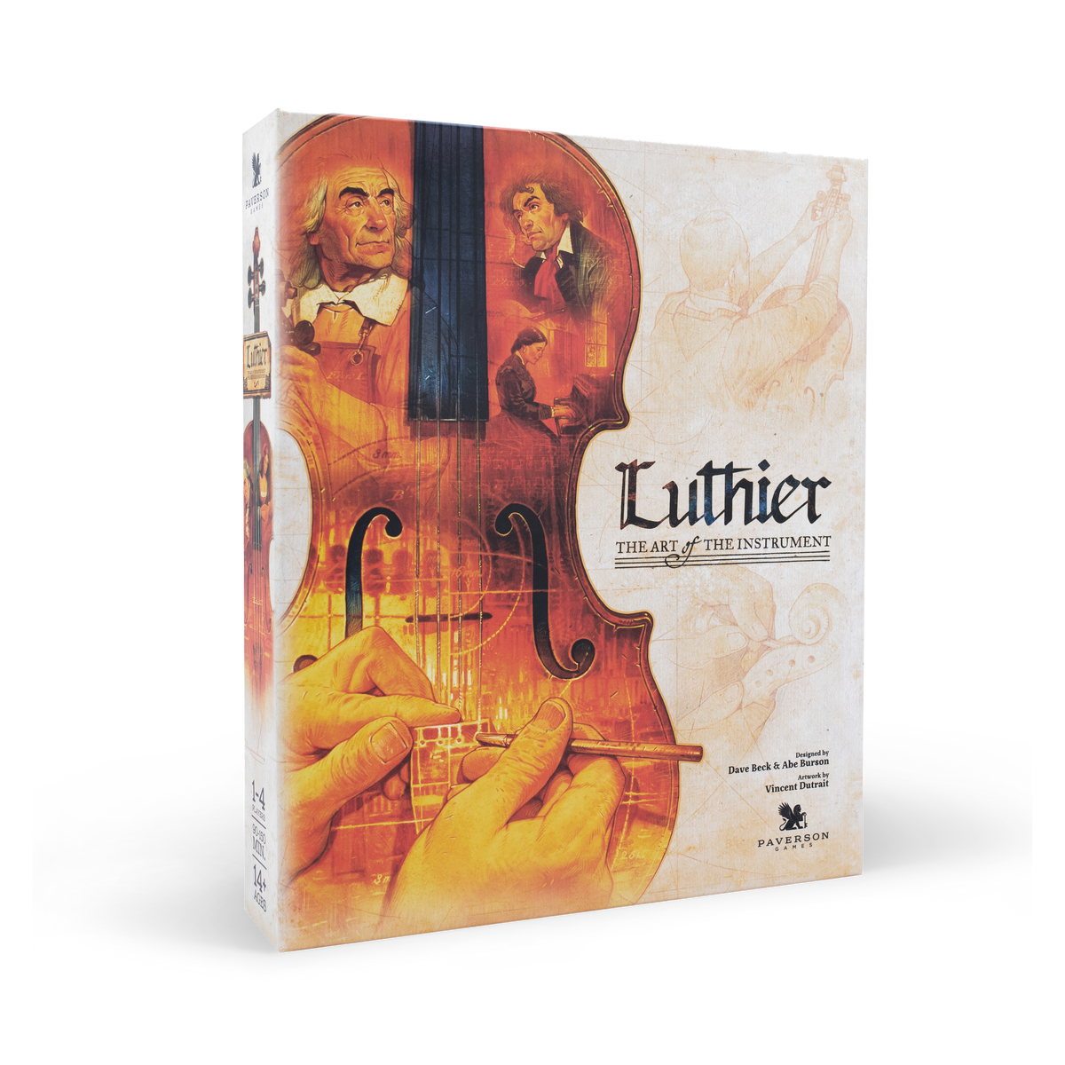 Luthier board game box