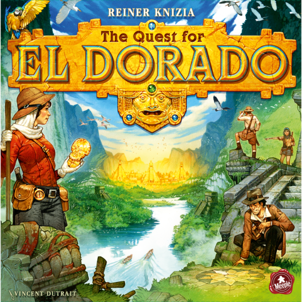 The Quest for El Dorado board game box