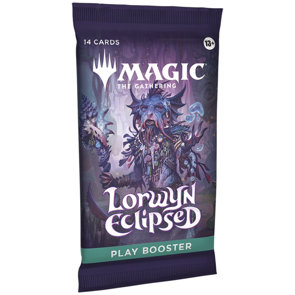 Magic: The Gathering Lorwyn Eclipsed Play Booster pack, front of pack
