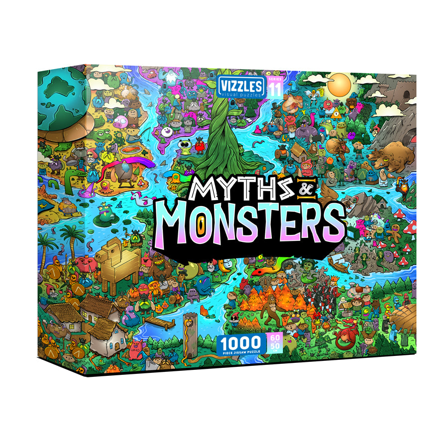 Myths & Monsters 1000 Piece Jigsaw Puzzle