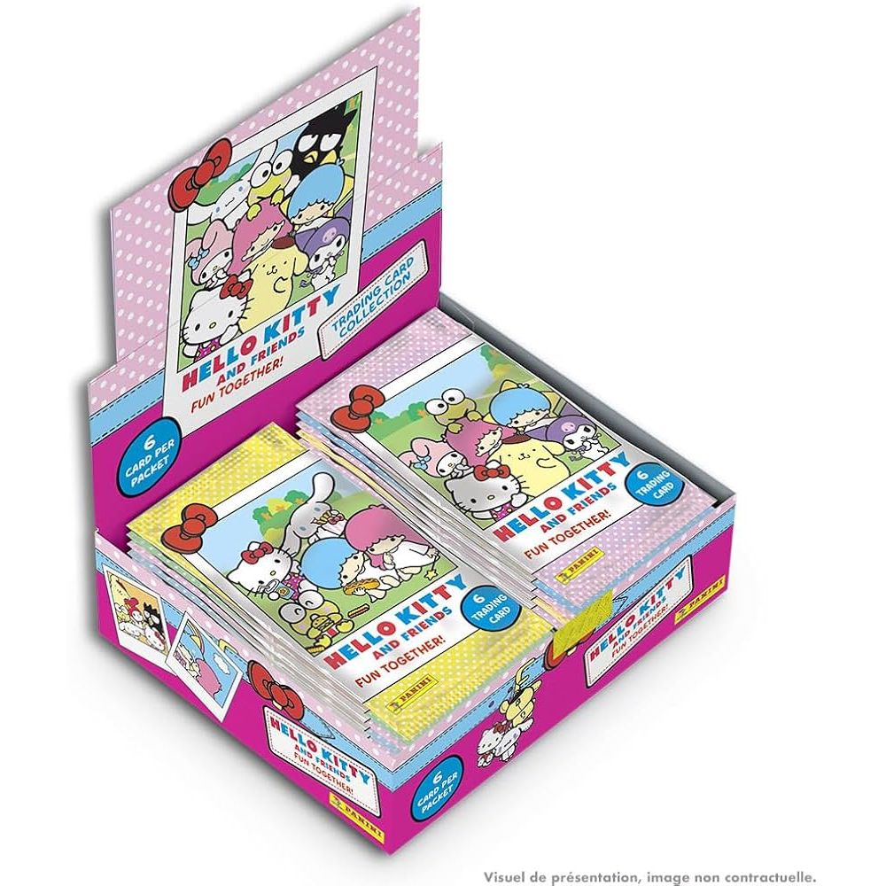 Panini Hello Kitty & Friends Premium Trading Cards - Sealed Display (24 Packets)