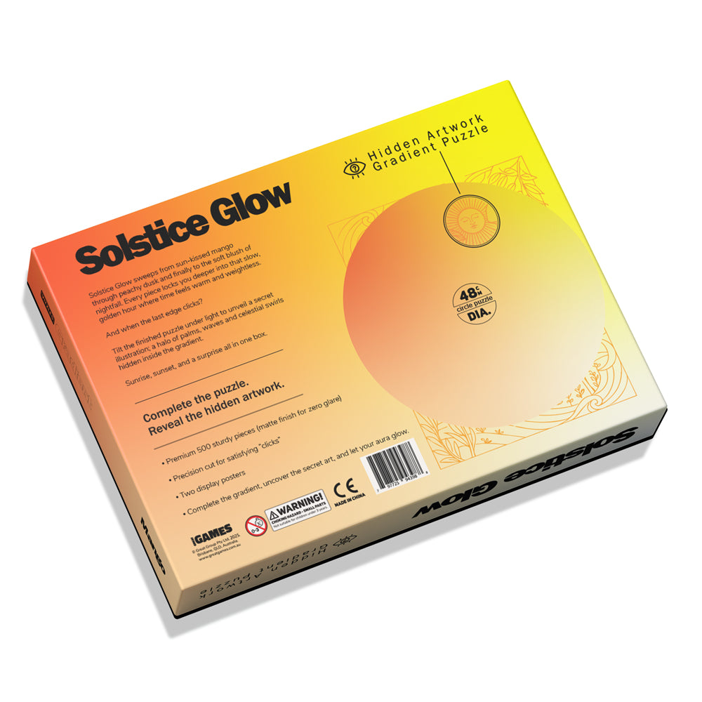 Aura Solstice Glow 500 Piece Jigsaw Puzzle