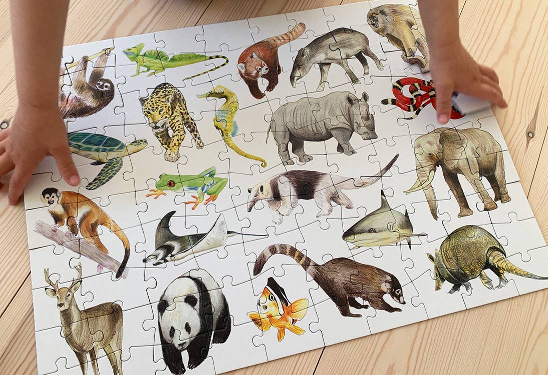 Animals 100 Piece Jigsaw Puzzles for Kids