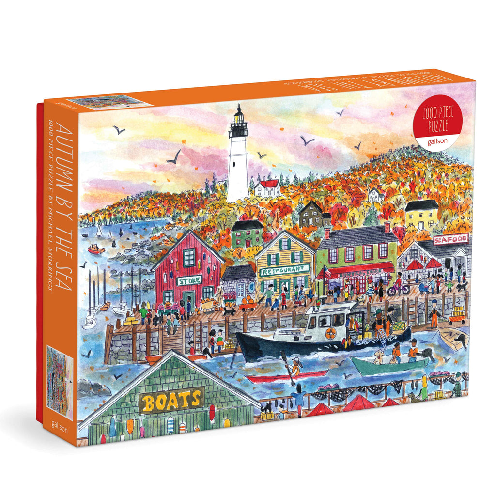 Michael Storrings Autumn By the Sea 1000 Piece Puzzle box