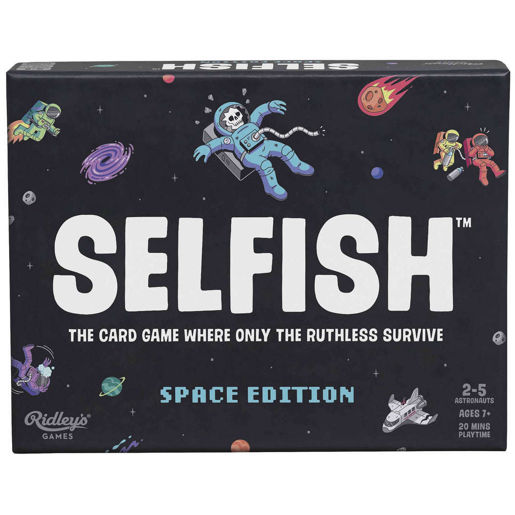 Selfish Space Edition card game box