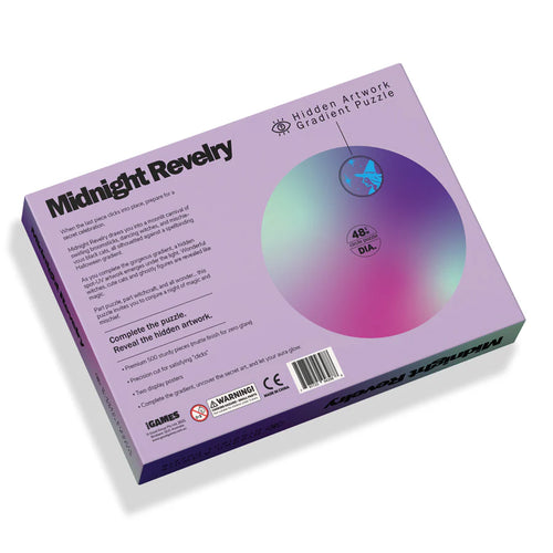 Aura Midnight Revelry 500 Piece Jigsaw Puzzle