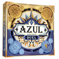 Azul Duel board game box with decorative patterns on a white background