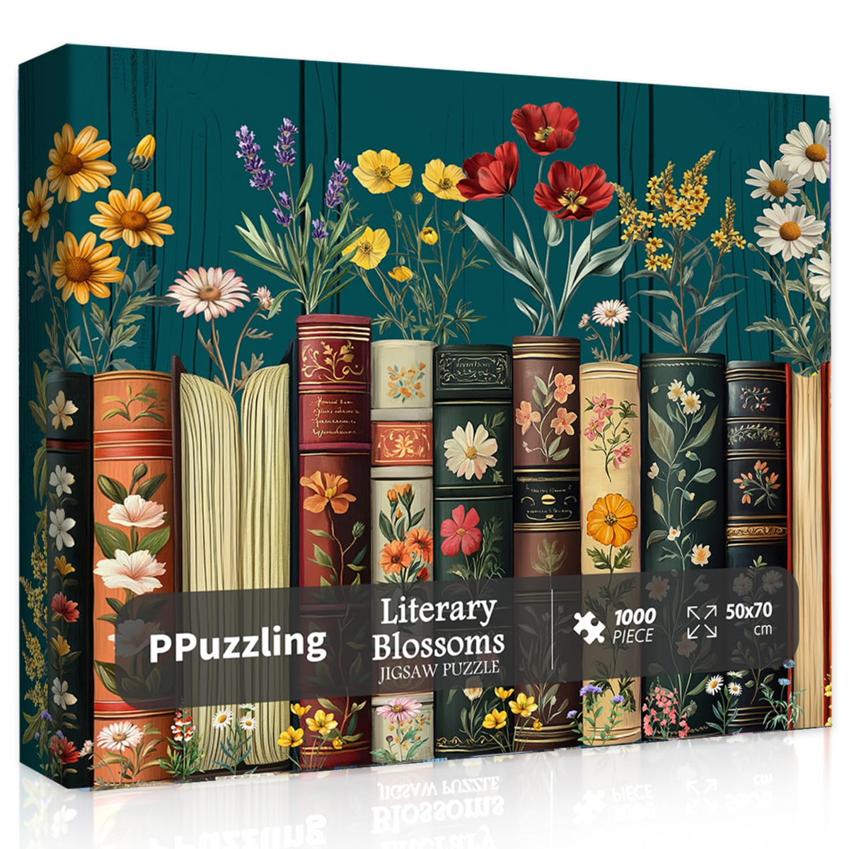 Literary Blossoms 1000 Piece Puzzle