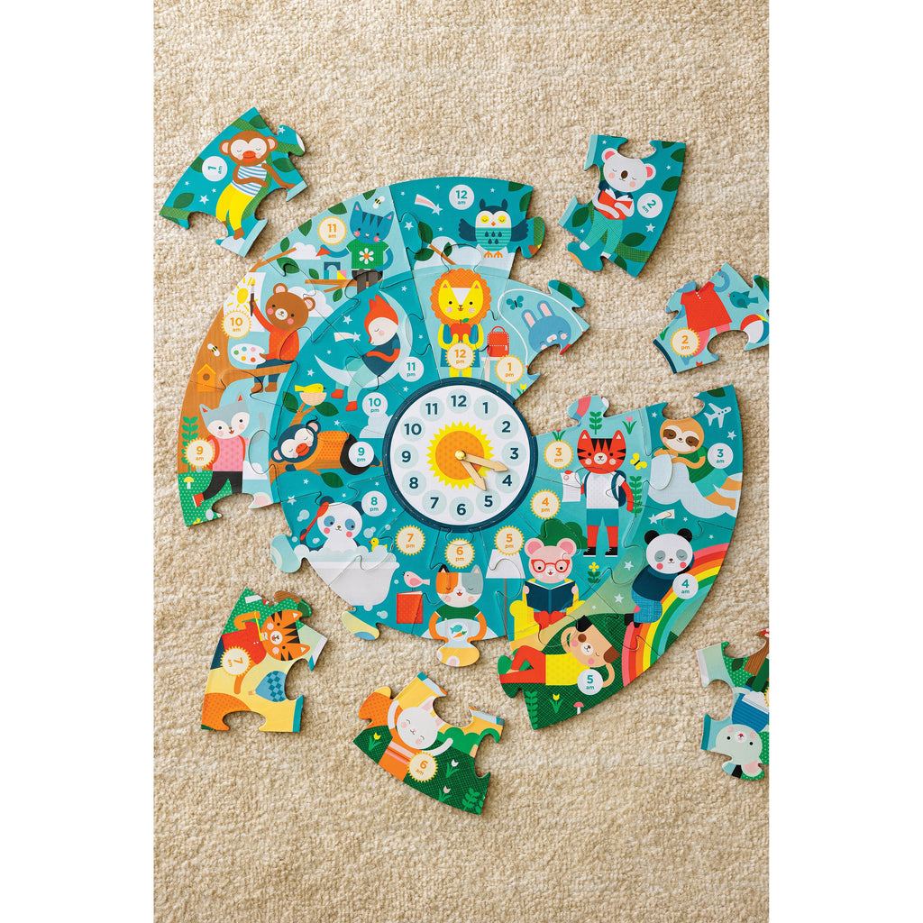 Telling the Time 25 Piece Floor Puzzle