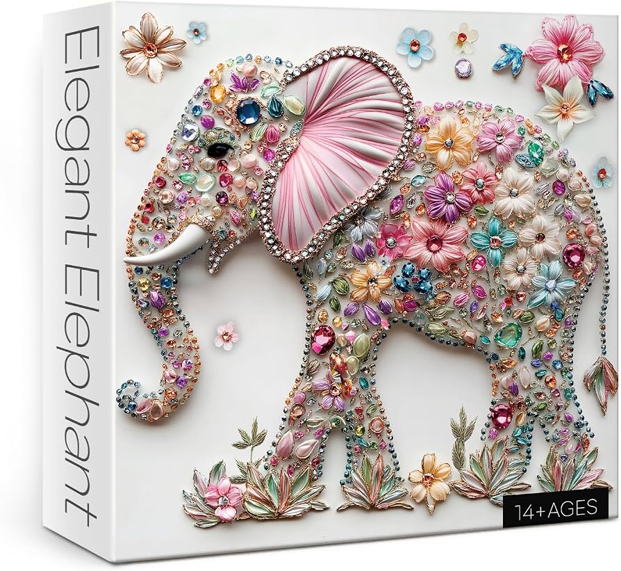 Elegant Elephant 1000 Piece Puzzle