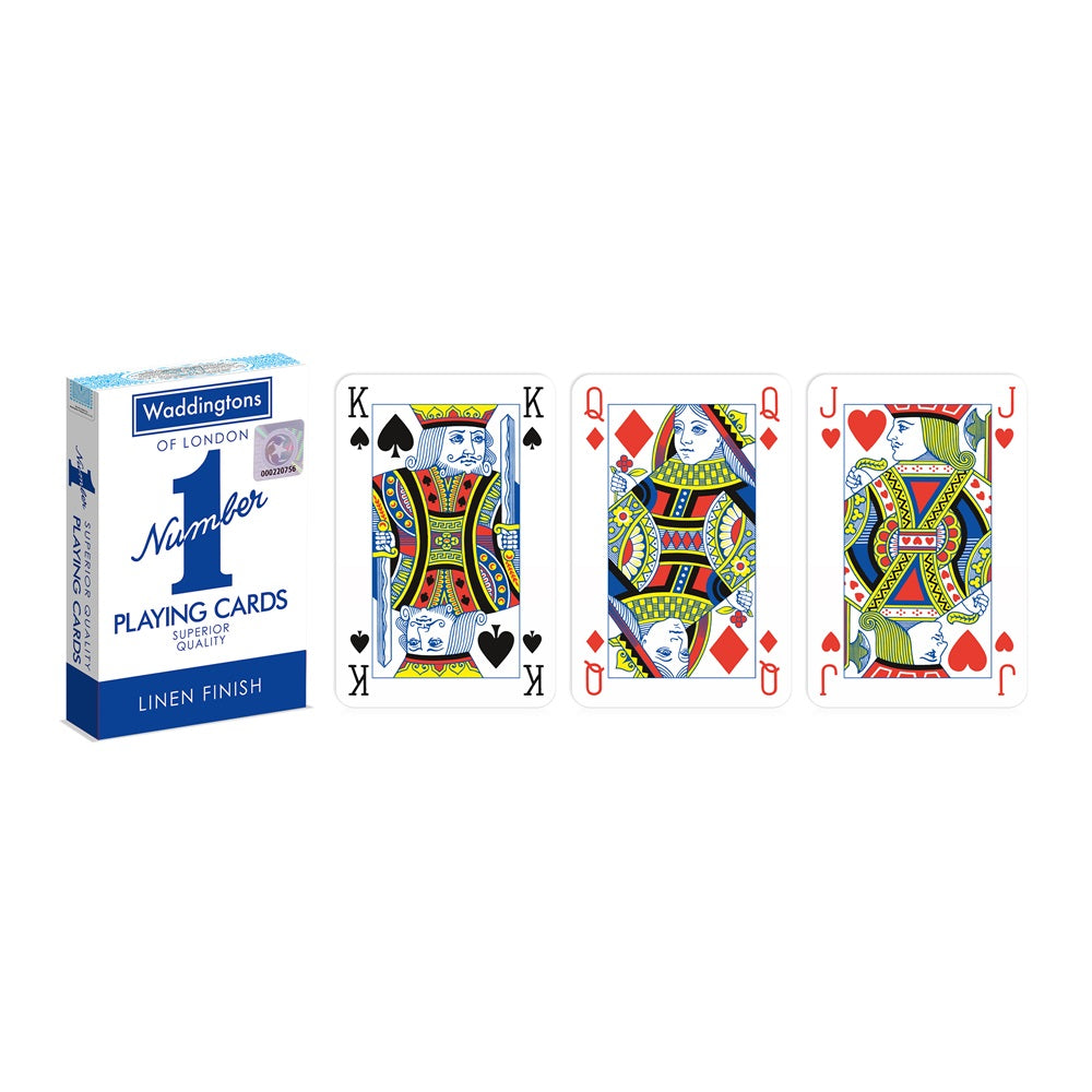 Waddingtons No. 1 of London: Playing Cards: Blue & Red
