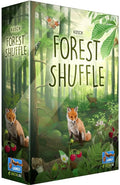 Board game box for 'Forest Shuffle' by Kosch with forest-themed graphics and animals.