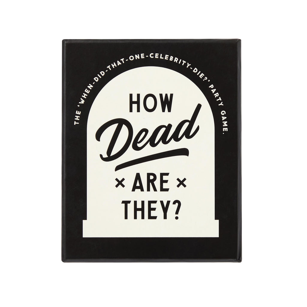 How Dead Are They? party game box