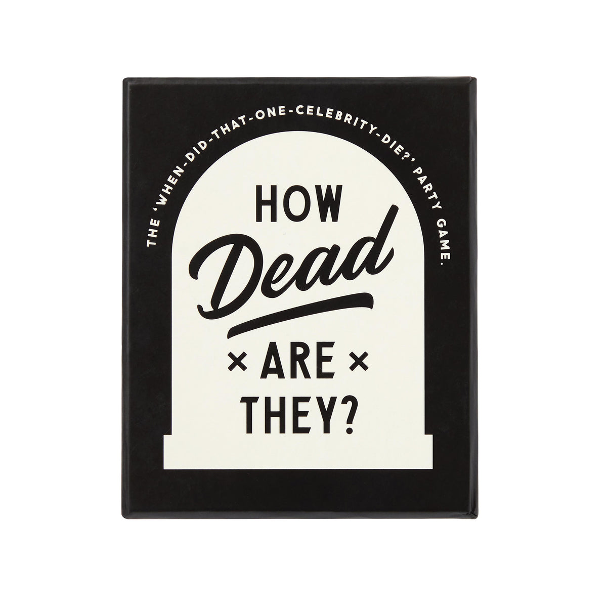 How Dead Are They? party game box