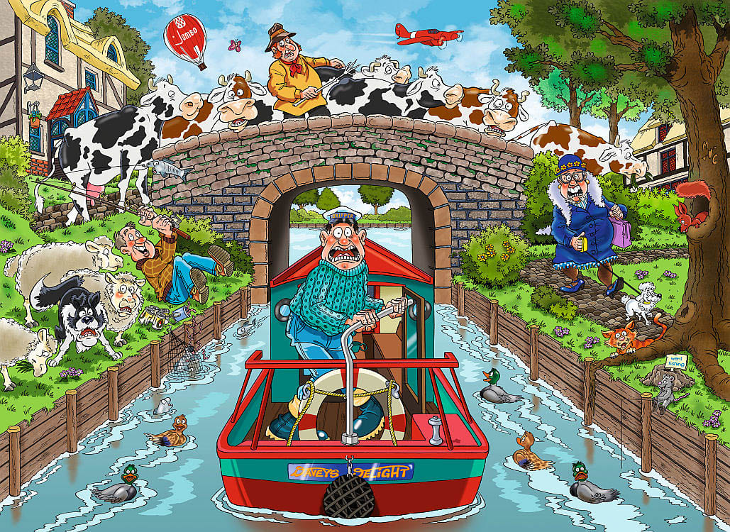 Wasgij Original #33: Calm on the Canal 1000 Piece