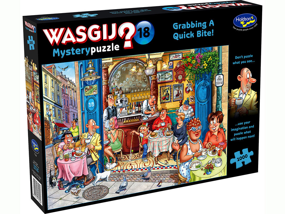 Wasgij Mystery #18: Grabbing a Quick Bite 1000 Piece