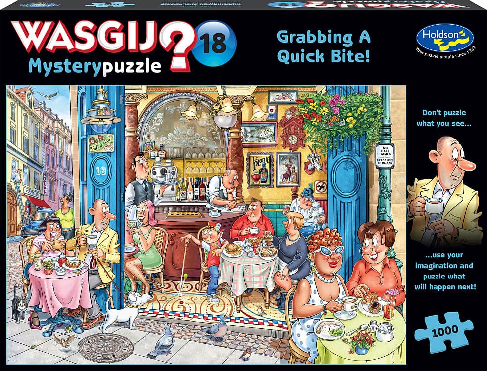 Wasgij Mystery #18: Grabbing a Quick Bite 1000 Piece