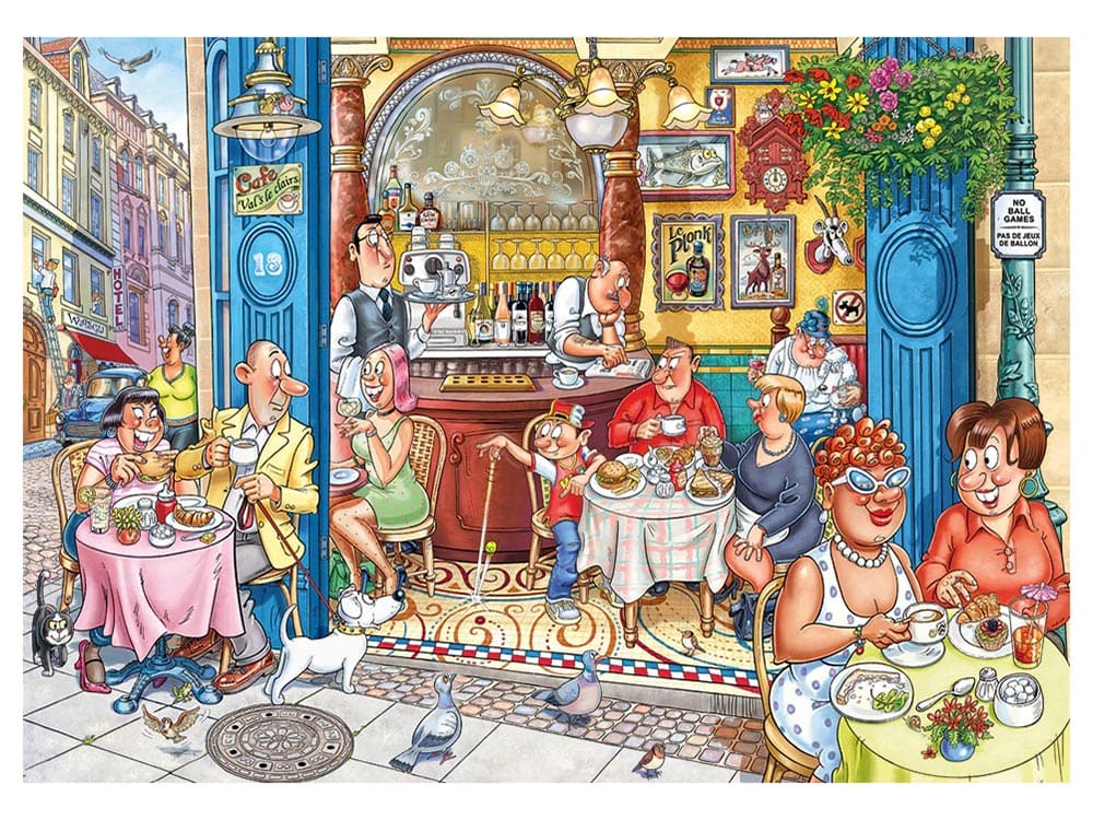 Wasgij Mystery #18: Grabbing a Quick Bite 1000 Piece