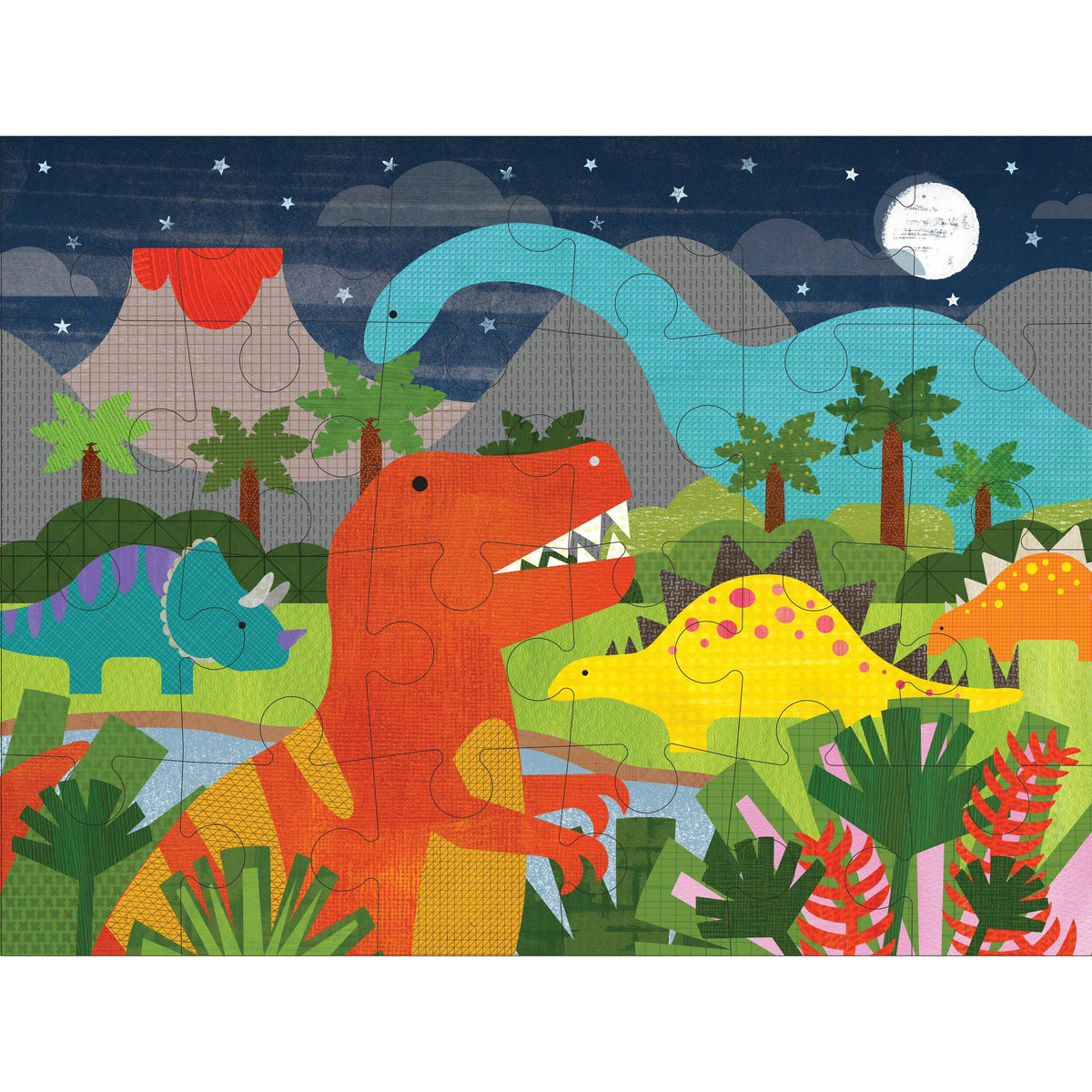Dinosaur Kingdom 24 Piece Floor Puzzle