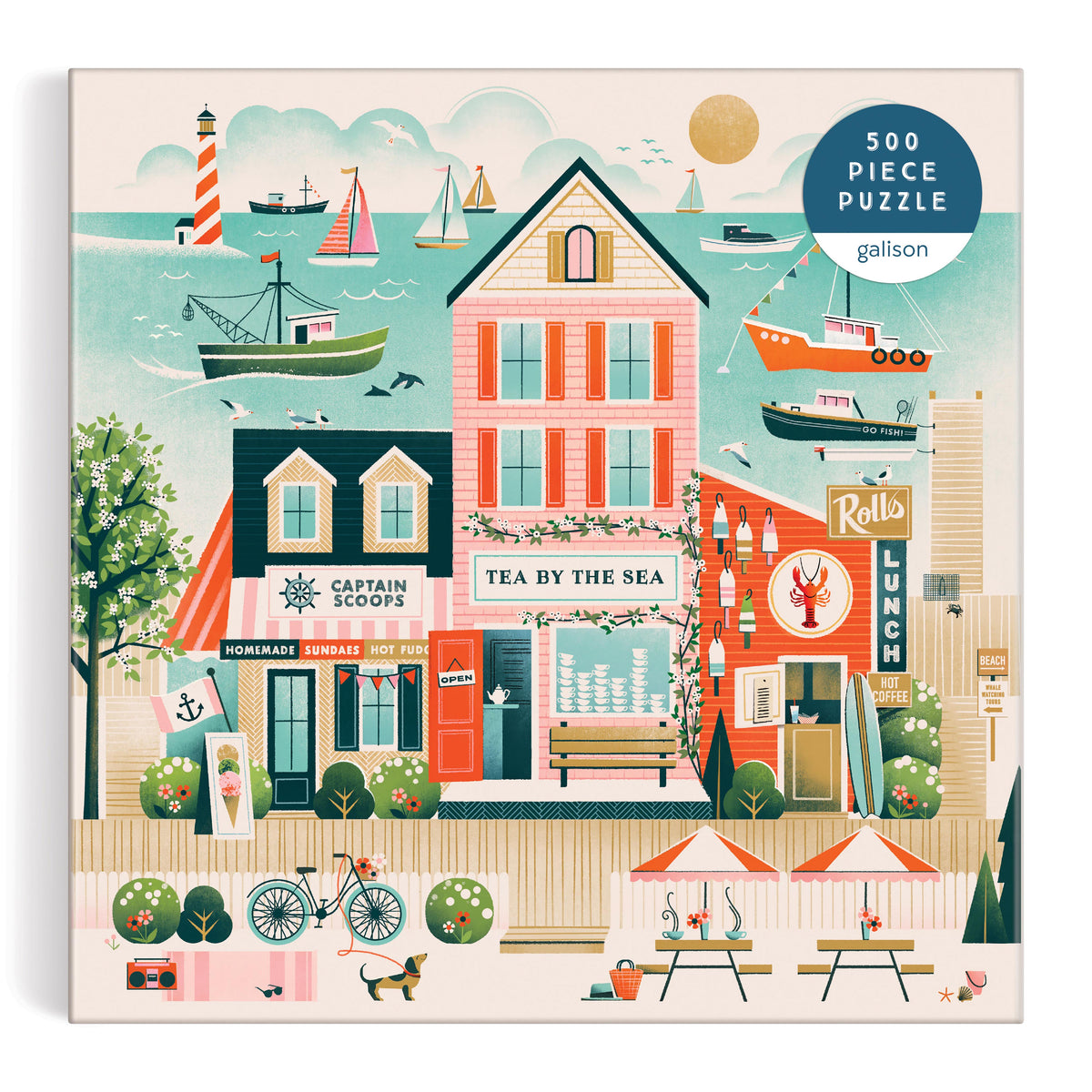 Beside the Sea 500 Piece Puzzle box
