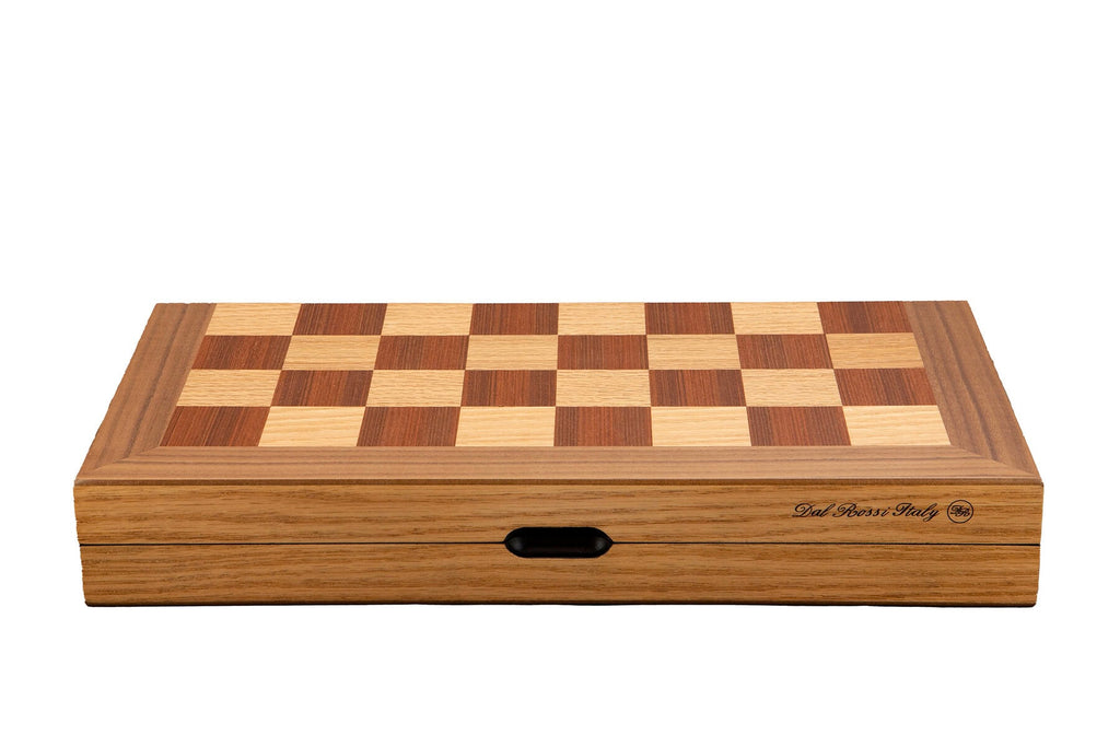 Dal Rossi Italy Folding Chess Set 16 inch open