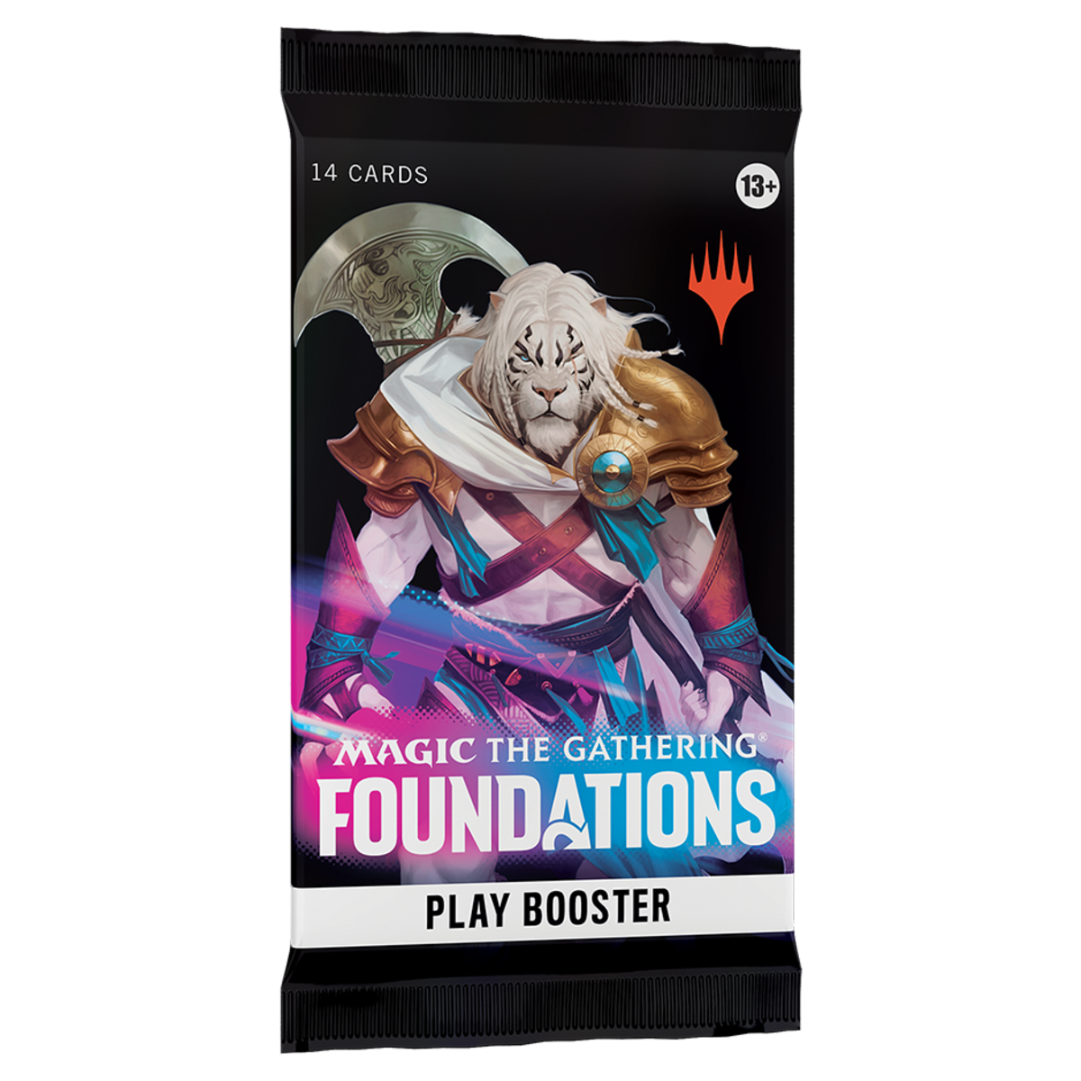 Magic: The Gathering Foundations Play Booster pack, front of pack