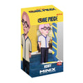 One Piece Minix Collectible Figures box for 'Koby', number 184, featuring a yellow and blue packaging design with a window displaying the figure inside.
