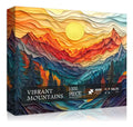 Vibrant Mountains 1000 Piece Puzzle