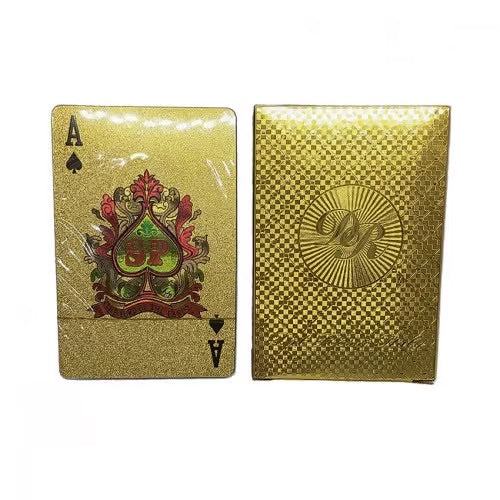 Dal Rossi Italy 24k Gold Plated Playing Cards