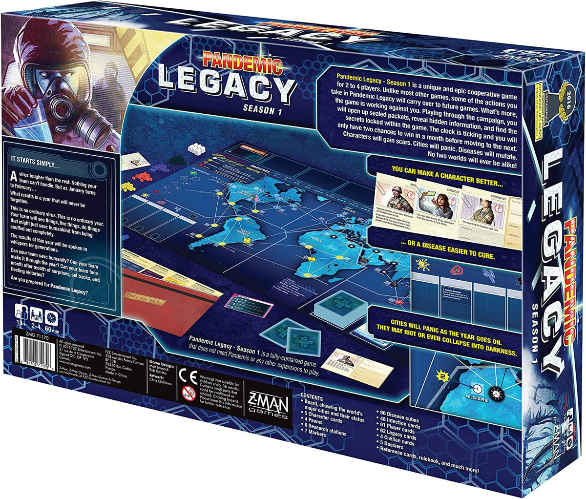 Pandemic Legacy: Season 1 (Blue Edition)