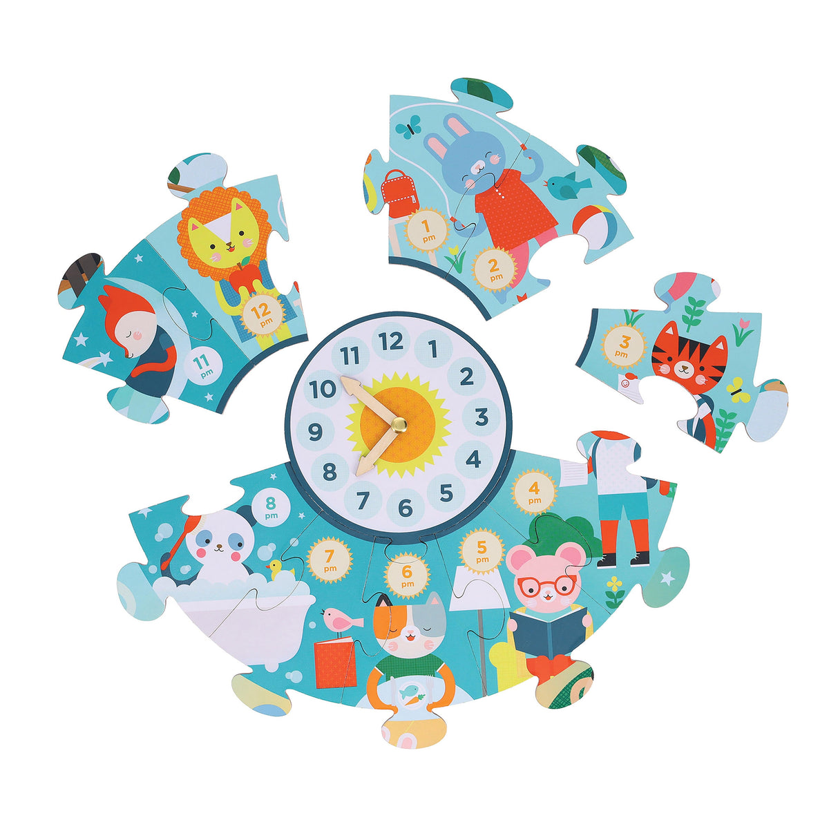 Telling the Time 25 Piece Floor Puzzle