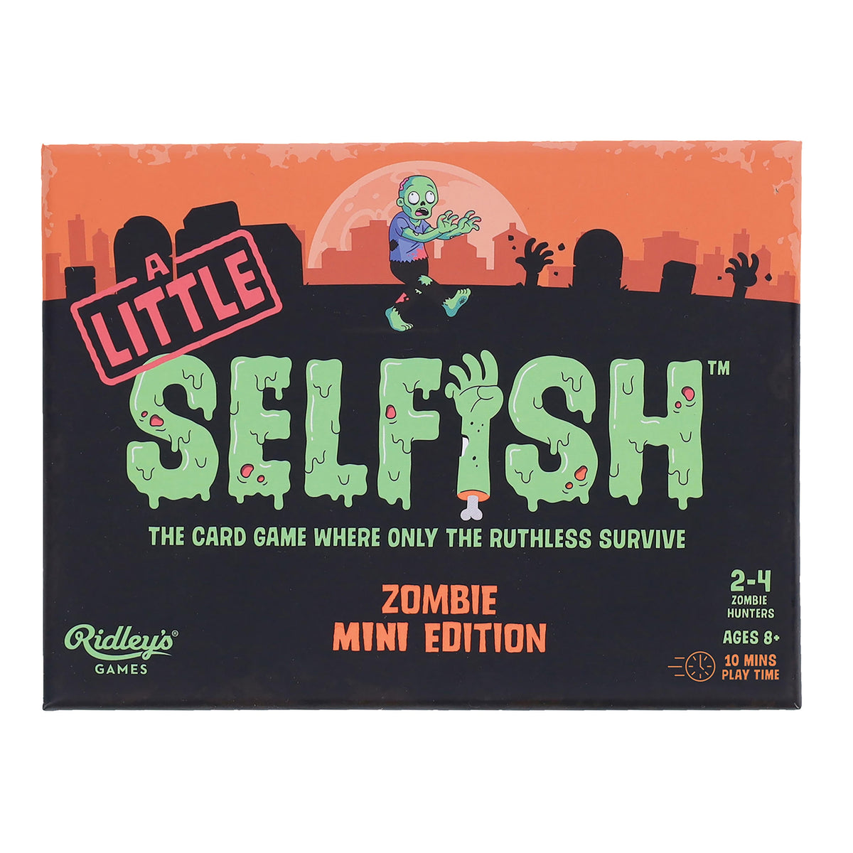 A Little Selfish Zombie Mini Edition card game box