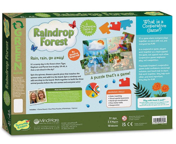 Box of Raindrop Forest educational game by MindWare